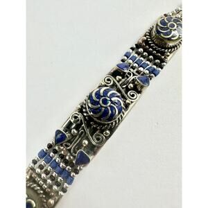 Tibetan‎ Silver Bracelet Handmade Boho